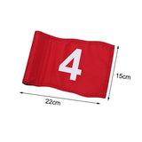 Maxbell Maxbell Golf Flags Nylon Equipment with Tube Inserted for Office Indoor Outdoor Yard 4