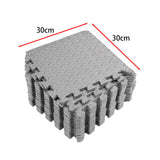 Maxbell Maxbell Floor Padding over Carpet Fitness Floor Tiles for Entertainment Activity Gym Gray