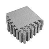 Maxbell Maxbell Floor Padding over Carpet Fitness Floor Tiles for Entertainment Activity Gym Gray