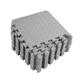 Maxbell Maxbell Floor Padding over Carpet Fitness Floor Tiles for Entertainment Activity Gym Gray