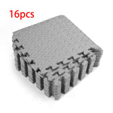 Maxbell Maxbell Floor Padding over Carpet Fitness Floor Tiles for Entertainment Activity Gym Gray