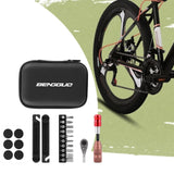 Maxbell Maxbell Bike Repair Tool Set Cycling Tire Lever Ratchet Wrench Bicycle Multitool Kit with tire patch