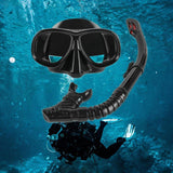 Maxbell Maxbell Nearsighted Snorkel Set Diving Mask Swim Goggles for Scuba Diving Underwater Nearsighted 5.0D