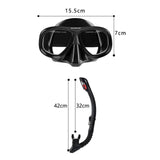 Maxbell Maxbell Nearsighted Snorkel Set Diving Mask Swim Goggles for Scuba Diving Underwater Nearsighted 5.0D