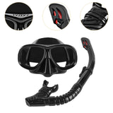 Maxbell Maxbell Nearsighted Snorkel Set Diving Mask Swim Goggles for Scuba Diving Underwater Nearsighted 5.0D