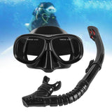 Maxbell Maxbell Nearsighted Snorkel Set Diving Mask Swim Goggles for Scuba Diving Underwater Nearsighted 5.0D