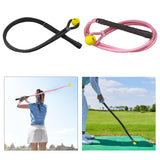 Maxbell Maxbell Golf Swing Trainer Portable Golf Swing Practice Rope for Party Adult Outdoor Black