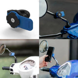 Maxbell Maxbell Bike Phone Holder Stand Bicycle Cellphone Mount for Mountain Bikes Motorbike blue