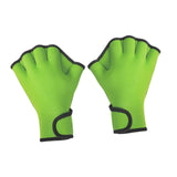 Maxbell Maxbell Webbed Swimming Gloves Aquatic Gloves for Water Aerobic Swim Training Diving L Green