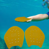 Maxbell Maxbell Swim Paddles Hand Water Sports PP Silicone Indoor Swim Training Hand Paddles Yellow L