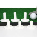 Maxbell Maxbell 10 Pieces Golf Tees Holders for Golf Hitting Mats Driving Range Mat Training 5.5cmx5.5cmx1.8cm White