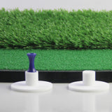 Maxbell Maxbell 10 Pieces Golf Tees Holders for Golf Hitting Mats Driving Range Mat Training 5.5cmx5.5cmx1.8cm White