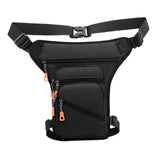 Maxbell 2xMen Waist Belt Bag Costume Multifunctional Fishing Shoulder Bag Leg Bag Black