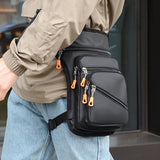 Maxbell 2xMen Waist Belt Bag Costume Multifunctional Fishing Shoulder Bag Leg Bag Black
