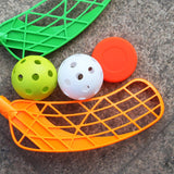 Maxbell Maxbell 4x Floorball Balls Hollow Unihockey Balls for Players Professionals Training White