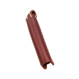 Maxbell Maxbell Snooker Cue Tip Cover Sturdy Practical PU Leather Billiard Cue Tip Protector Brown