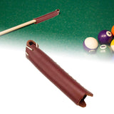 Maxbell Maxbell Snooker Cue Tip Cover Sturdy Practical PU Leather Billiard Cue Tip Protector Brown