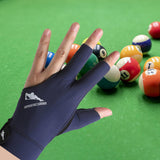 Maxbell Billiard Glove for Adults Quick Drying Game Gloves Show Gloves for Left Hand blue