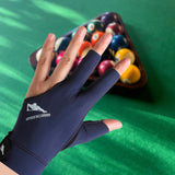 Maxbell Billiard Glove for Adults Quick Drying Game Gloves Show Gloves for Left Hand blue