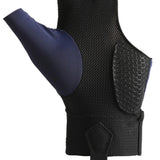 Maxbell Billiard Glove for Adults Quick Drying Game Gloves Show Gloves for Left Hand blue