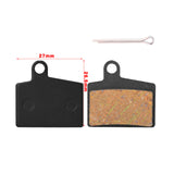 Maxbell Maxbell 2Pcs Bike Disc Brake Pads Bicycle Brake Pads for Sports Riding Mountain Bike 2.7cmx2.65cmx0.4cm
