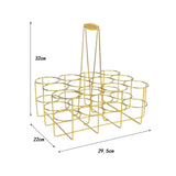 Maxbell Maxbell Water Bottle Carrier 12 Bottles Capacity for Outdoor Team Sports Bike 29.5cmx22cmx32cm Gold