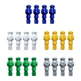 Maxbell Maxbell 4x Foosball Table Men for Table Football Player Table Games Table Soccer Men Blue