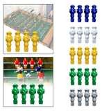 Maxbell Maxbell 4x Foosball Table Men for Table Football Player Table Games Table Soccer Men Blue