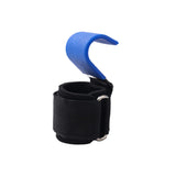 Maxbell 2 Pieces Weight Lifting Hooks Portable for Powerlifting Bodybuilding Workout Blue