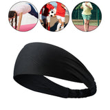 Maxbell Maxbell Kids Sports Headbands Elastic Running Headband for Tennis Exercise Teenagers black