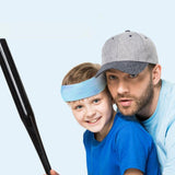 Maxbell Maxbell Kids Sports Headbands Elastic Running Headband for Tennis Exercise Teenagers black