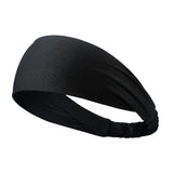 Maxbell Maxbell Kids Sports Headbands Elastic Running Headband for Tennis Exercise Teenagers black