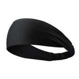 Maxbell Maxbell Kids Sports Headbands Elastic Running Headband for Tennis Exercise Teenagers black