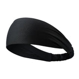 Maxbell Maxbell Kids Sports Headbands Elastic Running Headband for Tennis Exercise Teenagers black