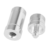 Maxbell Maxbell Joint Protector for Pool Cue 3/8 x10 1 Set Cues Care Joint Pin Protector Cap Argent