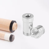 Maxbell Maxbell Joint Protector for Pool Cue 3/8 x10 1 Set Cues Care Joint Pin Protector Cap Argent