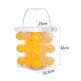 Maxbell Maxbell 36x Indoor Pickleball Balls 40 Holes for Sanctioned Tournament Play Training Yellow