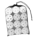 Maxbell Maxbell 12x Pickleball Balls 90mm Training Pickleball for Games Outdoor Courts Party White