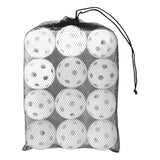 Maxbell Maxbell 12x Pickleball Balls 90mm Training Pickleball for Games Outdoor Courts Party White