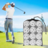 Maxbell Maxbell 12x Pickleball Balls 90mm Training Pickleball for Games Outdoor Courts Party White