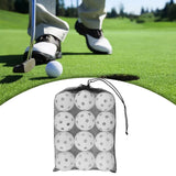 Maxbell Maxbell 12x Pickleball Balls 90mm Training Pickleball for Games Outdoor Courts Party White