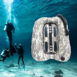 Maxbell Maxbell Diving Snorkeling Donut Wing Tank 45lbs Diver Gear for Snorkeling Underwater White Grey