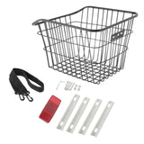 Maxbell Maxbell Rear Rack Bike Basket Bike Rack for Shopping Outdoor Mountain Bike Road Bike black