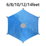 Maxbell Maxbell Trampoline Sunshade Cover Only Trampoline Rain Cover Blue Trampolines Canopy 6ft