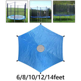 Maxbell Maxbell Trampoline Sunshade Cover Only Trampoline Rain Cover Blue Trampolines Canopy 6ft