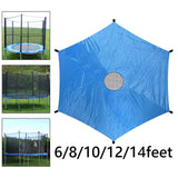 Maxbell Maxbell Trampoline Sunshade Cover Only Trampoline Rain Cover Blue Trampolines Canopy 6ft