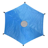 Maxbell Maxbell Trampoline Sunshade Cover Only Trampoline Rain Cover Blue Trampolines Canopy 6ft