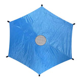 Maxbell Maxbell Trampoline Sunshade Cover Only Trampoline Rain Cover Blue Trampolines Canopy 6ft