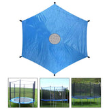 Maxbell Maxbell Trampoline Sunshade Cover Only Trampoline Rain Cover Blue Trampolines Canopy 6ft