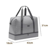 Maxbell Maxbell Duffle Bag for Travel Handbag Foldable for Outdoor Activities Sports Workout gray